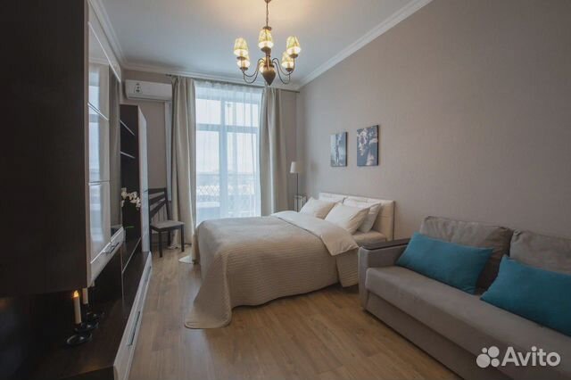 

1-к. квартира, 45 м², 2 кровати