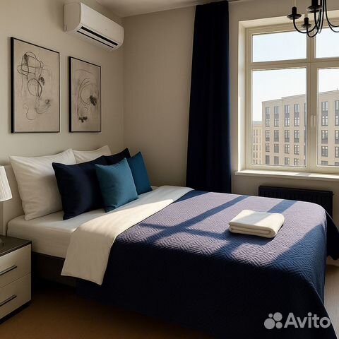 

Квартира-студия, 36 м², 1 кровать