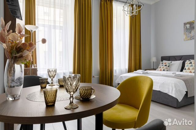 

Квартира-студия, 30 м², 2 кровати