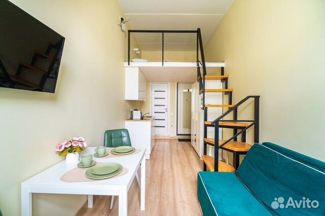 

Квартира-студия, 15 м², 2 кровати