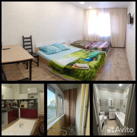 

1-к. квартира, 40 м², 3 кровати
