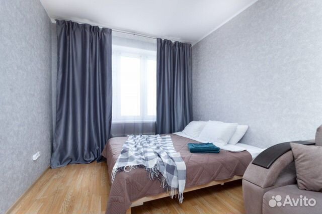 

1-к. квартира, 37 м², 2 кровати