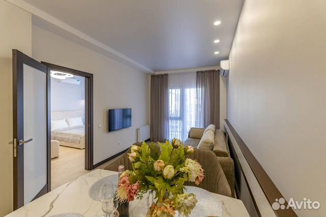

1-к. квартира, 60 м², 3 кровати