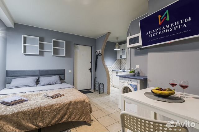

Квартира-студия, 16,5 м², 1 кровать