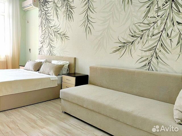 

1-к. квартира, 46 м², 3 кровати