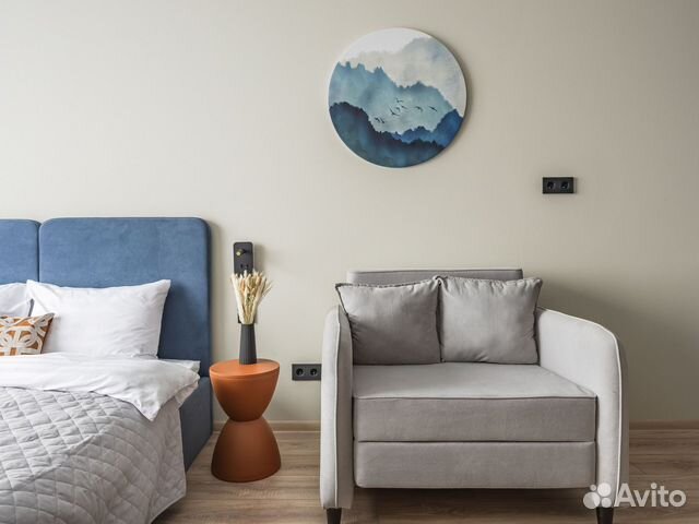 

Квартира-студия, 29 м², 2 кровати