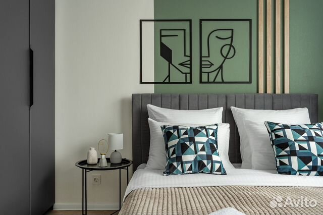 

1-к. квартира, 36 м², 2 кровати