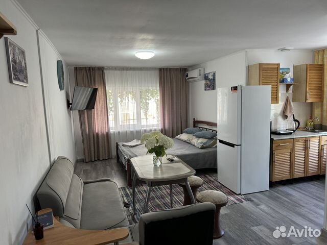 

Квартира-студия, 28 м², 2 кровати