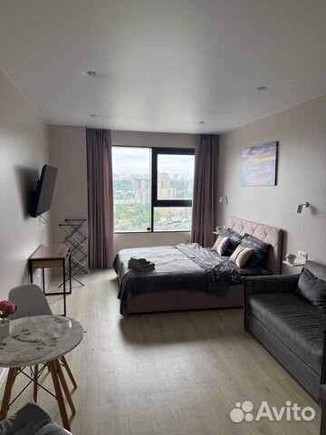 

Квартира-студия, 28 м², 2 кровати