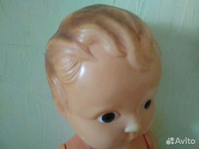 Кукла пупс СССР целлулоид 62 см