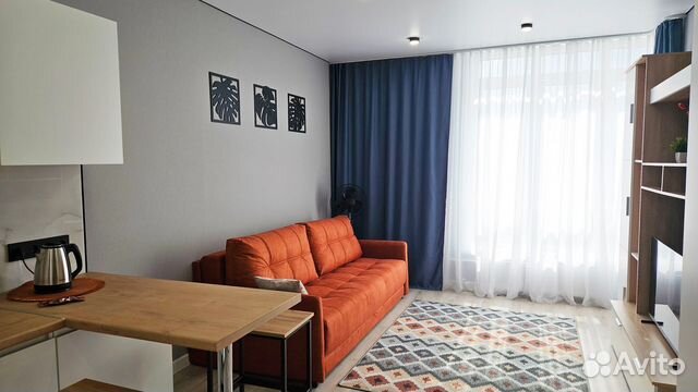 

Квартира-студия, 27 м², 1 кровать
