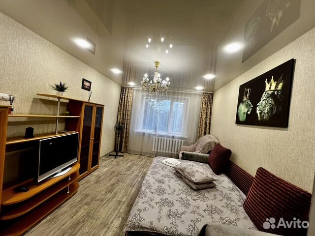 

1-к. квартира, 44 м², 2 кровати