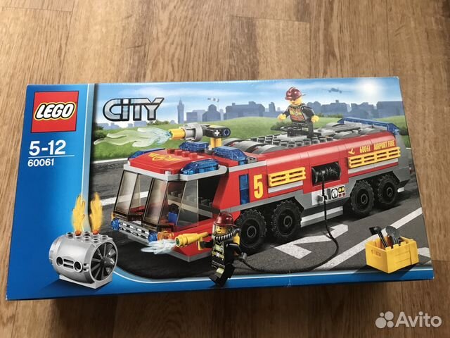 Конструктор Lego City 60061 (Новый) Пожарная машин Конструктор Lego City 60061 (Новый) Пожарная машин