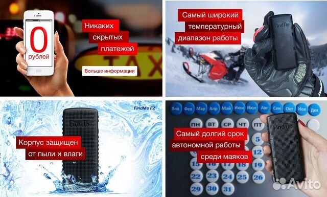 FindMe F2 Lite GPS/глонасс поисковый маяк трекер
