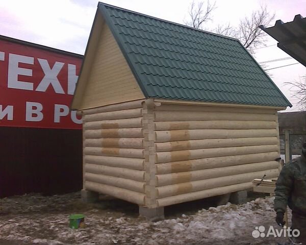 Сруб (4x6) бани стандартной комплектации