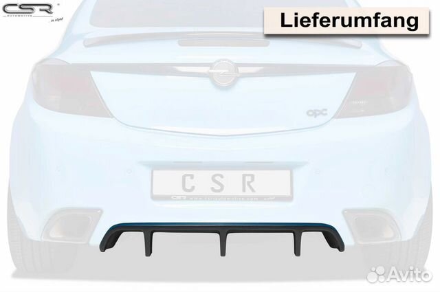 Диффузор накладка бампера Opel Insignia 1 OPC Диффузор накладка бампера Opel Insignia 1 OPC