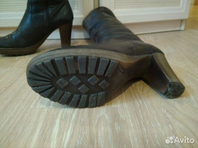 Сапоги кожа. Зима. 39 р