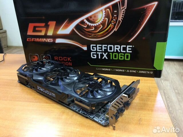 84742242400 Видеокарта gigabyte GeForce GTX 1060 6gb WindForce