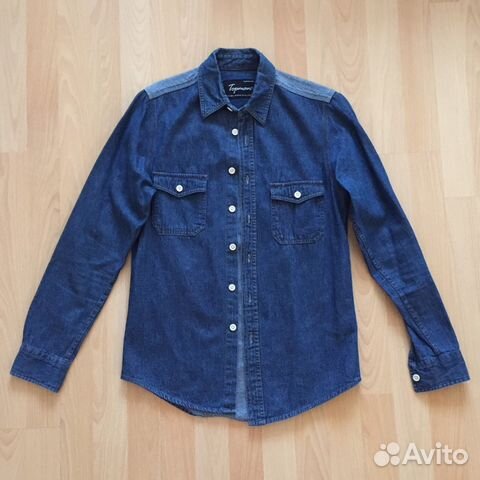 Джинсовая рубашка Topman XS