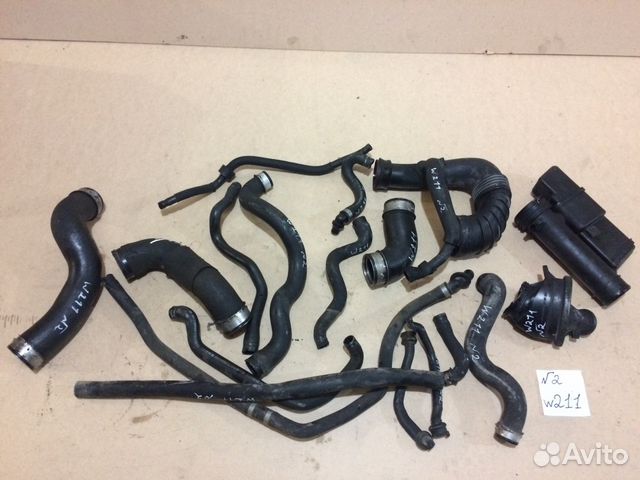 Патрубки охлаждения Mercedes W211 2.2 CDI