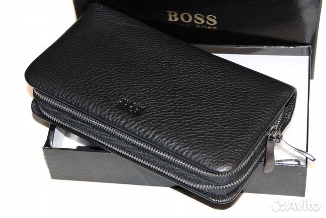 Мужской кожаный клатч Hugo Boss 2X-серия new Мужской кожаный клатч Hugo Boss 2X-серия new