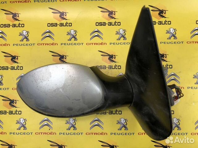 Зеркало правое электрическое peugeot 206
