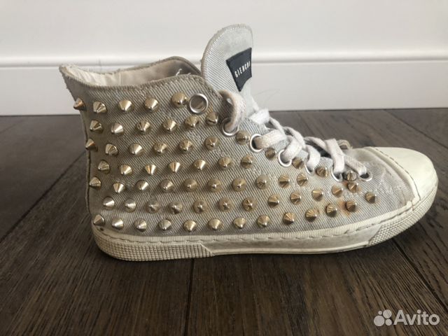 Кеды Gienchi 37 размер б/у с эффектом потертости Кеды Gienchi 37 размер б/у с эффектом потертости