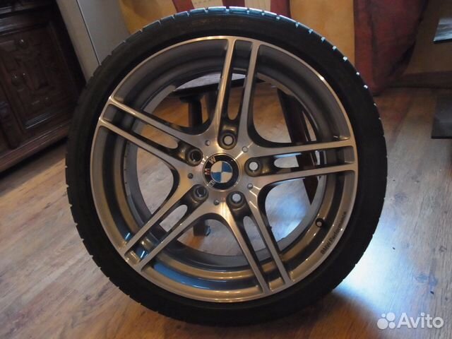 Разноширокие колеса в сборе BBS R18 BMW 1 лето RF