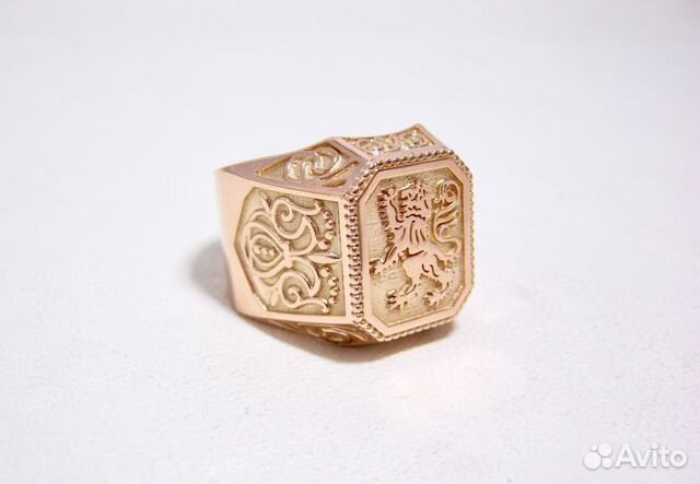 Мужская золотая печатка Мужская золотая печатка