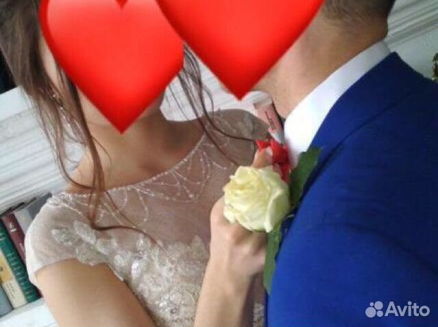 Свадебное мерцающее платье