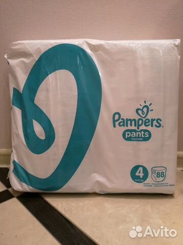 Подгузники-трусики Pampers 88 штук