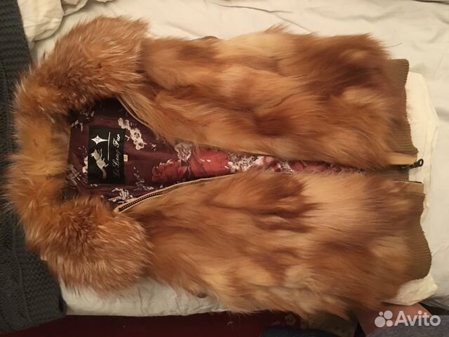 Жилет из рыжей лисы Жилет из рыжей лисы