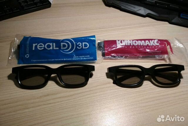 3D очки Киномакс и real 3D