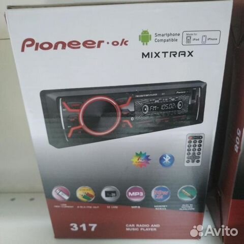 Новые автомагнитолы Pioneer ok317 Bluetooth