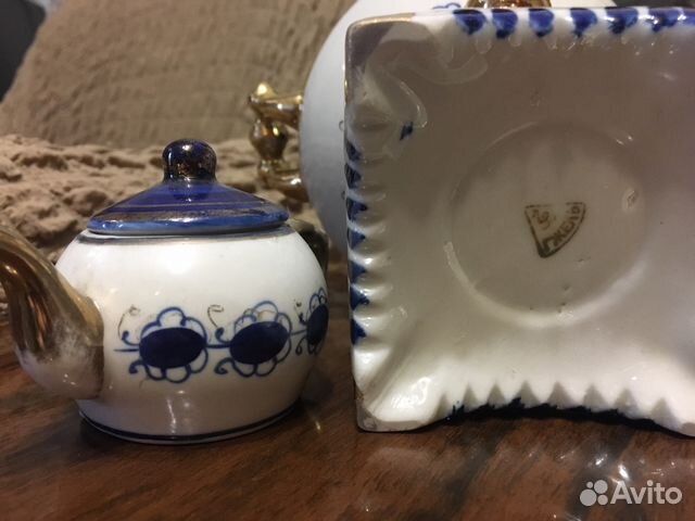 Самовар гжель СССР фарфоровый Самовар гжель СССР фарфоровый