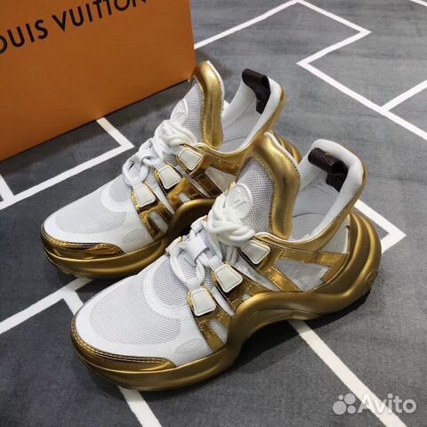 Кроссовки Louis Vuitton archlight серебро Кроссовки Louis Vuitton archlight серебро