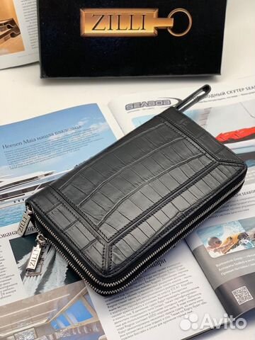 Кошелек из кожи крокодила