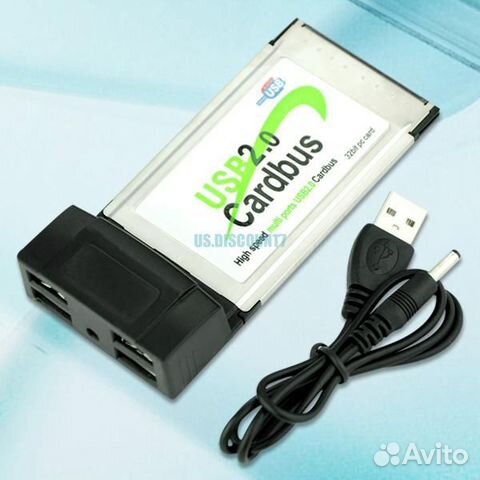 Pcmcia переходник (адаптер) to 4хusb 2.0 Pcmcia переходник (адаптер) to 4хusb 2.0