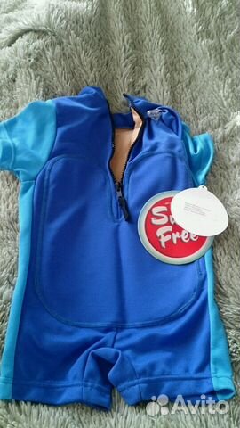 Костюм для плавания,на 1-2 месяца,с поддувом возду