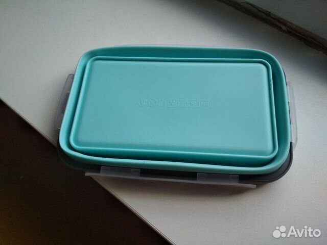 Складной силиконовый контейнер для еды Складной силиконовый контейнер для еды