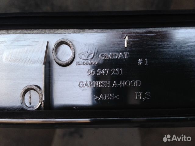 Chevrolet Lacetti молдинг, хром капота Chevrolet Lacetti молдинг, хром капота