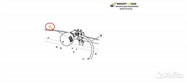 JCB 3cx энергоаккумулятор тормозов 332/H3679