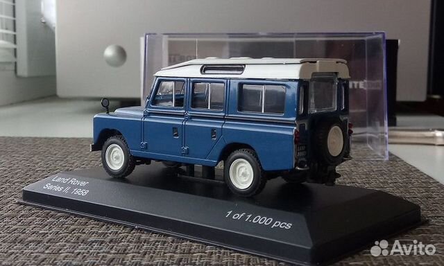 1:43 Land Rover Series II SW 1958 blue White Box