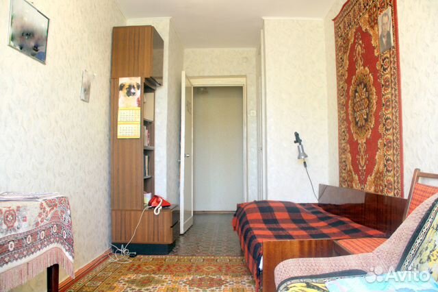 3-к квартира, 56.8 м², 4/4 эт.