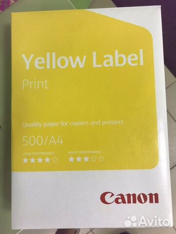 Canon Yellow Label Print Бумага для офисной техник