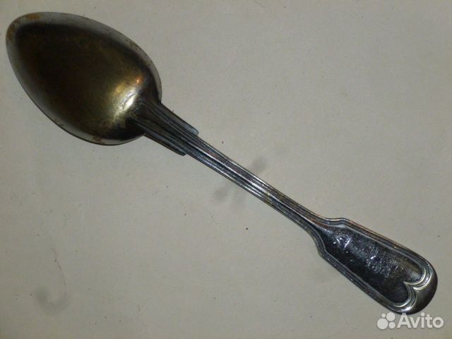 Старинная большая ложка XIX век Старинная большая ложка XIX век