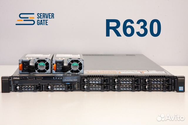 Сервер Dell R630 8SFF 2x E5-2683v3 32 GB