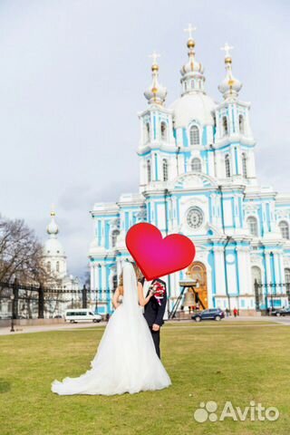 Свадебное платье + фата + кринолин