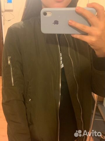Бомбер с тёплой подкладкой Zara, S