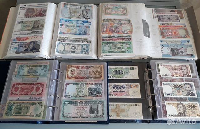 Банкноты мира UNC - пресс